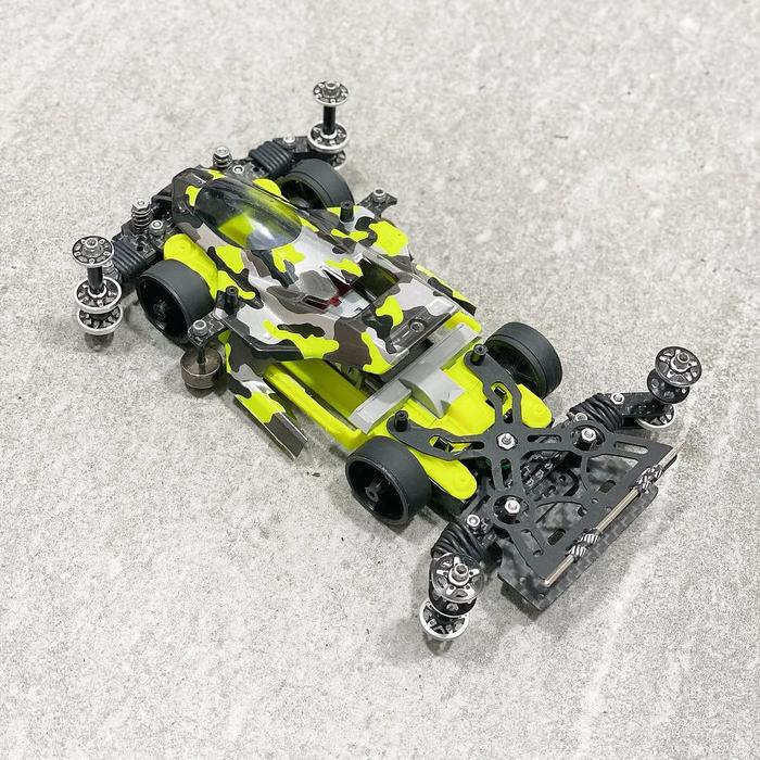 Custom build Mini 4WD Yellow Camo racing IDXBIG
